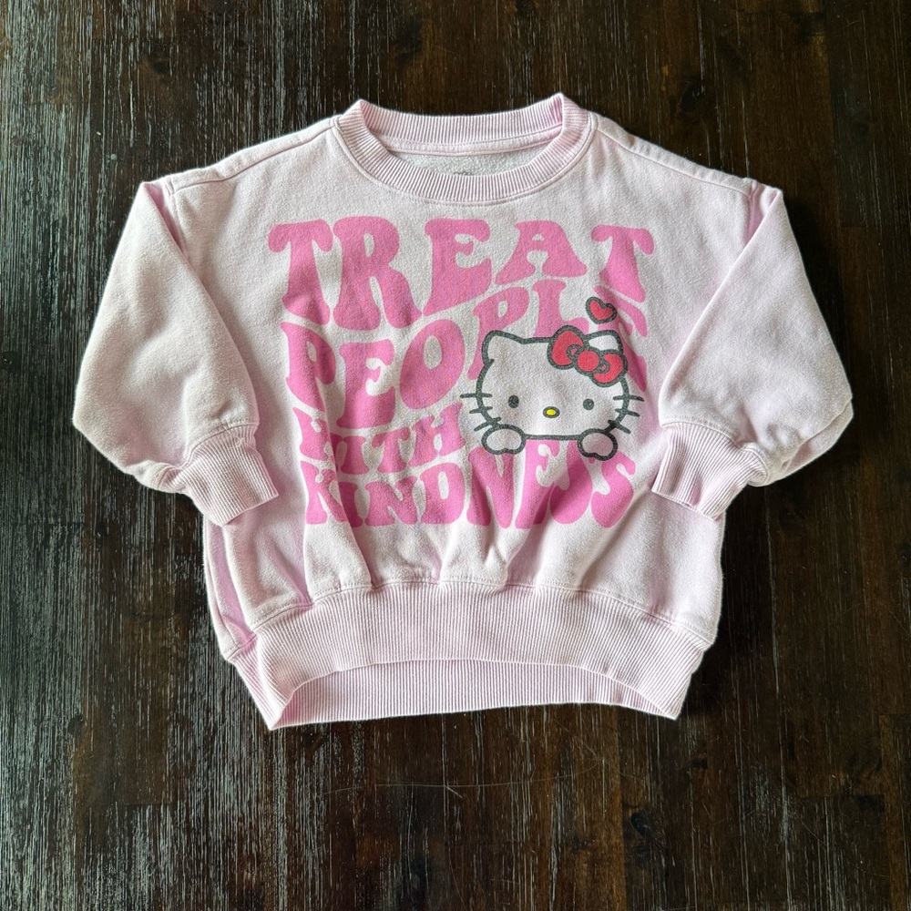 Hello Kitty Light Pink Kindness Sweatshirt